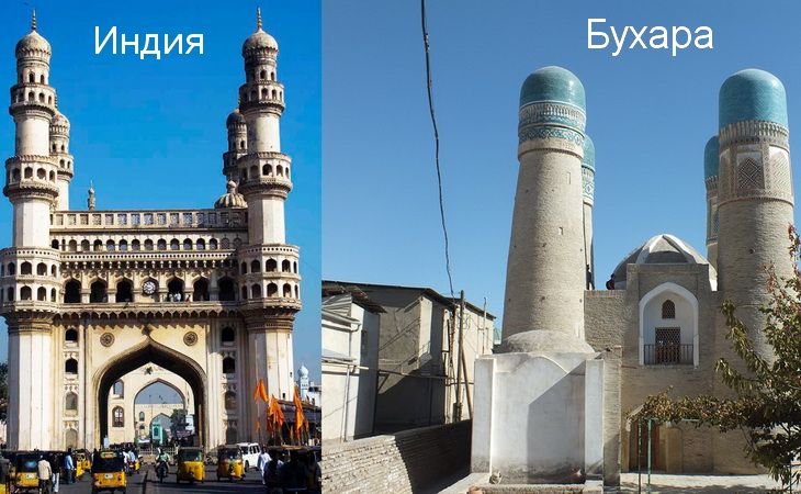 Чор-Минор в Бухаре — загадочная достопримечательность с четырьмя минаретами