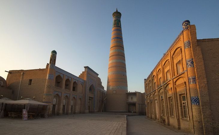 Минарет Ислам-Ходжа в Хиве — лучший панорамный вид на древний город