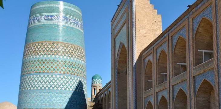 Медресе Мухаммад Амин-хана в Хиве — ТОП-достопримечательность Узбекистана, которую нельзя пропустить