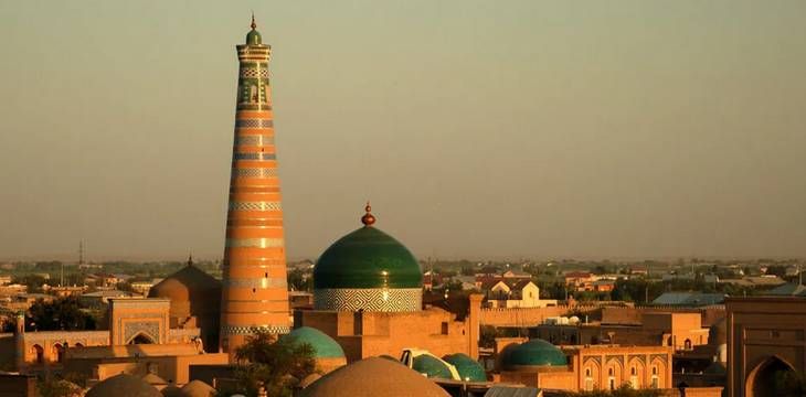 Минарет Ислам-Ходжа в Хиве — лучший панорамный вид на древний город