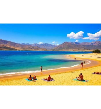 Туры на Иссык-Куль 2026, пляж Золотые пески – ЛЕТОМ